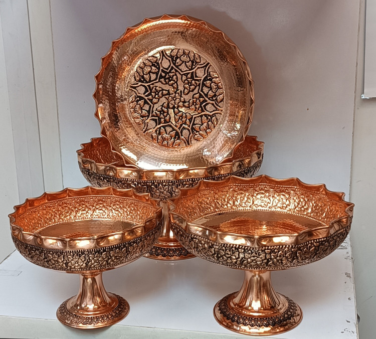 ست پذیرایی مسی نانو شده گلستان