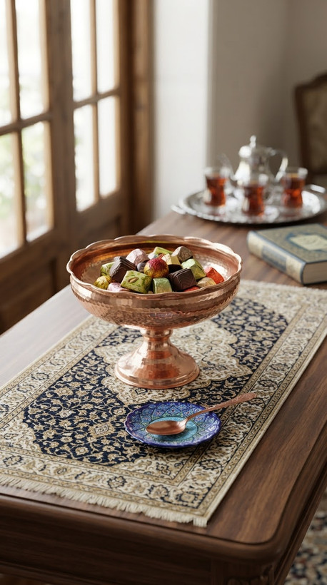 شکلات خوری مسی دیبا قطر 18 نانو شده ارسال رایگان