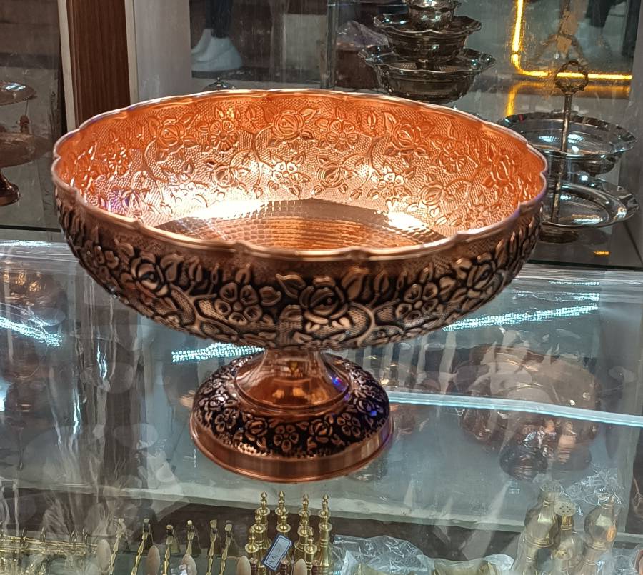 میوه خوری مسی زنجان نانو شده سیاه قلم بهار