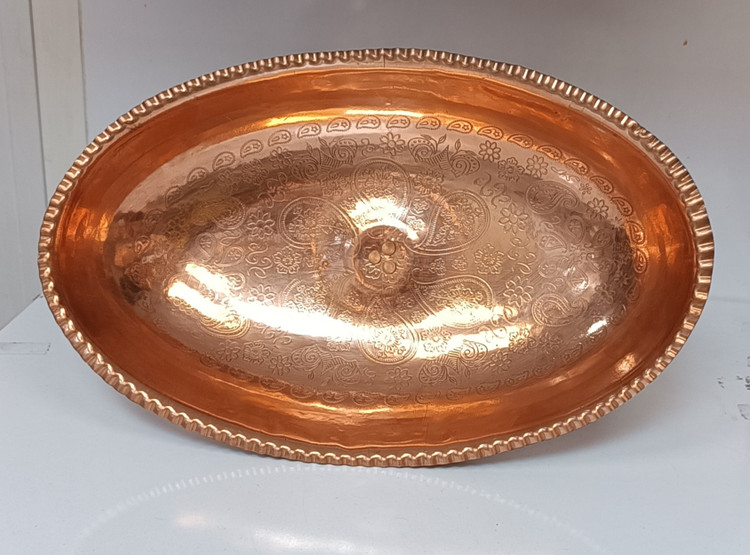 کشکول مسی میوه خوری نانو شده رنگ ثابت ارسال رایگان